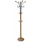 Oak Chrome Wooden Coat Rack 12 Hooks Entryway Decor Hat Jacket Scarf Hanger. Fixed Price $166.90.