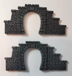 Z Scale Noch 44420 - Two Cut Stone Portals Single Track. Fixed Price $14.95.