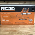 Ridgid R860445B 18V Cordless Grease Gun. Fixed Price $199.00.