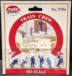 Model Power Ho Scale Train Crew Figures #5704 New!. Fixed Price $10.99.
