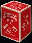 Vintage Germany Poster Stamp Pfeil Brand Hanging Lamp Incandescent Mantles. Fixed Price $6.00.