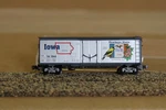 Micro Trains - Iowa State Car 40' Standard Box Z Scale 502 00 524. Fixed Price $20.00.