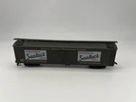 #1004 Ho Scale General American Refrigerator Express Reefer Car Green Good. Fixed Price $7.49.