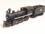 Brass Z-scale Westmodel 30032 American Early Era Steam Locomotive + Tender, New. Fixed Price $949.00.