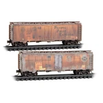Micro-trains Scale Pfe 40' Ice Reefers 2-PACK Weathered 98305098. Fixed Price $64.95.