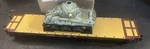 Mth Premier Us Army P.r.r. #473295 Flat Car W/ Sherman Tank Military O Gauge. Fixed Price $109.00.