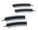 Faller 2905 Z 22 Cm & 19.5 Radius Curved Steel Bridge Sections (set Of 4). Fixed Price $53.86.