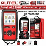 Autel AL529HD Autolink OBD2 Scanner Heavy Duty Diesel Truck Code Reader. Fixed Price $110.00.