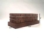 Scale Bridge Supports Set Of 2 Short Piers Model Railroad Trains Scenery. Fixed Price $20.70.