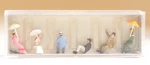 Preiser 12136 Ho Scale 1:87 Seated Figures For Carriage Traincar Around 1900. Fixed Price $26.60.