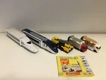 Bandai Voov Plastic Bullet Shinkansen Transformer Trucks Lot. Fixed Price $28.00.