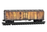 Fruit Growers Express 40' Steel Reefer Weathered Micro-trains 059 44 596 Scale. Fixed Price $36.89.