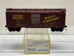 Scale Kadee Micro Trains Mtl 20089 Union Pacific Up 124244 Nr Door Box Car. Fixed Price $50.00.