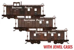 Micro-trains Southern Pacific Weathered Caboose 3-PACK 98305054. Fixed Price $114.99.
