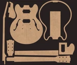 ES339 24.75" Scale Full Template Set 0.50" Mdf. Fixed Price $60.00.