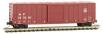 Union Pacific Ex-mp 50' Ribside Box Car Micro Trains Mtl# 510 00 452 Z Scale. Fixed Price $31.95.
