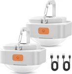 Rechargeable Camping Lights FLY2SKY 2PCS White Tent Mini Flashlight Porta. Fixed Price $17.89.