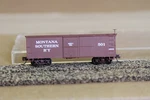 Micro Trains - Montana Southern Box Car NN3 Scale #15110. Fixed Price $25.00.