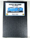 Micro-trains 100 Ton 3-BAY Open Hopper Car 4-PK W/load Rock Island 99300191. Fixed Price $114.90.