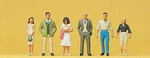 Preiser 10022 Ho Scale Pedestrians Passers-by PKG(6). Fixed Price $20.99.