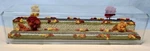 Scale 16" 2-LEVEL Track -fall Foliage Scene-display Case -for Any Trains. Fixed Price $79.95.