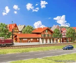 36703 Kibri Z Gauge Kit Of Station Ch Teau D Oex. Fixed Price $46.99.