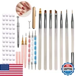 Neutechno 65PCS Nail Art Tools Set: Brushes, Dotting, Magnets, Sponges. Fixed Price $14.29.