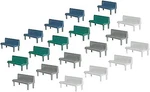 Faller Benches - Ho Scale Model Railroad Building Accessory #180441. Fixed Price $16.22.