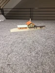 Kibri Z Scale #36703 Chateau 'oex Train Station Bahnhof Fully Assembled. Fixed Price $64.99.