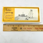 Micro Engineering Poor Boy Mine Scale 60-002 Complete With Instructions. Fixed Price $19.99.