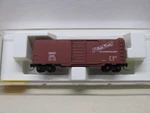 Z Scale Micro Trains # 14113-2 Gulf, Mobile & Ohio 40' Box Car 5676. Fixed Price $24.00.