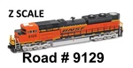Azl 63102-9 Scale Bnsf Swoosh SD70ACE Locomotive #9129 *new Tested. Fixed Price $264.99.