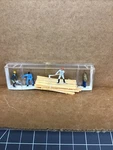 Preiser Ho Scale Figures # 36: Construction Workers W/ Lumber Load New C-6. Fixed Price $24.99.