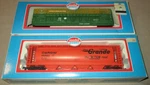 51' Cylindrical Hopper & 50' Live Stock - Scale Model Power Train Cars. Fixed Price $18.99.