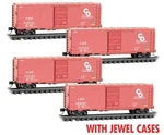 Micro Trains Scale 40' Single-door Boxcar Pack Chesapeake & Ohio. Fixed Price $96.76.