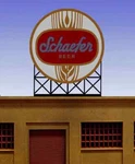 Famous Schaefer Beer Animated Billboard Sign Ho-scale By Miller Engineering!. Fixed Price $29.99.