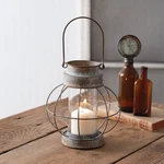 Ctw Home Collection Appalachian Mountain Railroad Decorative Candle Lantern, .... Fixed Price $50.47.