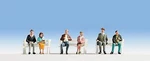 Noch 15242 Ho Scale Seated Passengers W/legs -- PKG(6). Fixed Price $24.99.