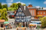 Faller 232157 N Scale 1:160 Kit Of Half-timbered House With Pharmacy. Fixed Price $22.99.