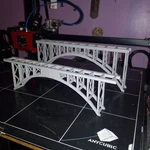 Small Ho Scale 10 Inch Railroad Or Vehicle Truss Arch Set. Two. Fixed Price $17.49.