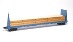Z Scale Golden West Service 60' Bulkhead Flat Car Micro-trains #527 00 112. Fixed Price $30.95.