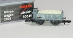 Marklin Z-scale 2005 Insider Annual Car Old Gondola Load & Brakeman's Cab. Fixed Price $35.99.