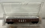 Micro-trains Scale C&ei Chicago Eastern Illinois 50' Covered Gondola #82005. Fixed Price $9.59.