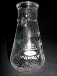 Vwr Heavy Wall Glass 125ML Micro Filter Flask W/ Sidearm, 89005-196, Damaged. Fixed Price $9.99.