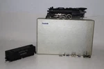 Tenshodo Scale Brass Santa Fe 4-6-4 Hudson Steam Locomotive & Tender, Boxed. Fixed Price $899.99.