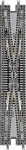 Rokuhan R078 1/220 Z Scale 220MM Electric Double Crossover Brown New F/s. Fixed Price $94.90.