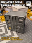 Miniature Shipping Container 1/14TH Scale For Rc Construction. Fixed Price $70.00.
