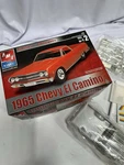 Amt Ertl 1965 Chevy Camino 1/25 Scale Model Kit 31741 (open). Fixed Price $20.00.