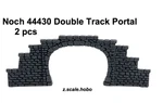 Noch Z Scale 44430 Two Stone Tunnel Portals Double Track *new Usa Dealer. Fixed Price $9.99.