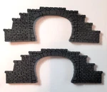 Z Scale Noch 44430 - Two Cut Stone Portals Double Track. Fixed Price $14.95.